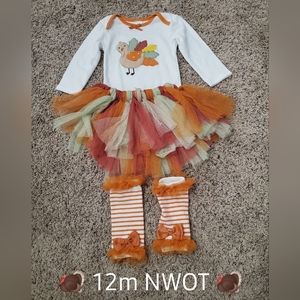 Baby essentials turkey day outfit